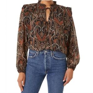 NWT NEW MISA LOS ANGELES Helena  Spartina Paisley XS